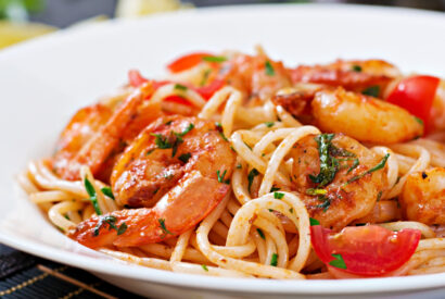 Thumbnail for Creamy Cajun Shrimp and Sausage Pasta: A Flavorful Delight for Food Enthusiasts